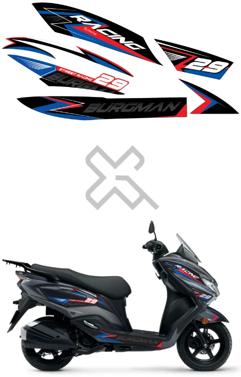 Burgman 125 Street Racing Edition Full Body Sticker